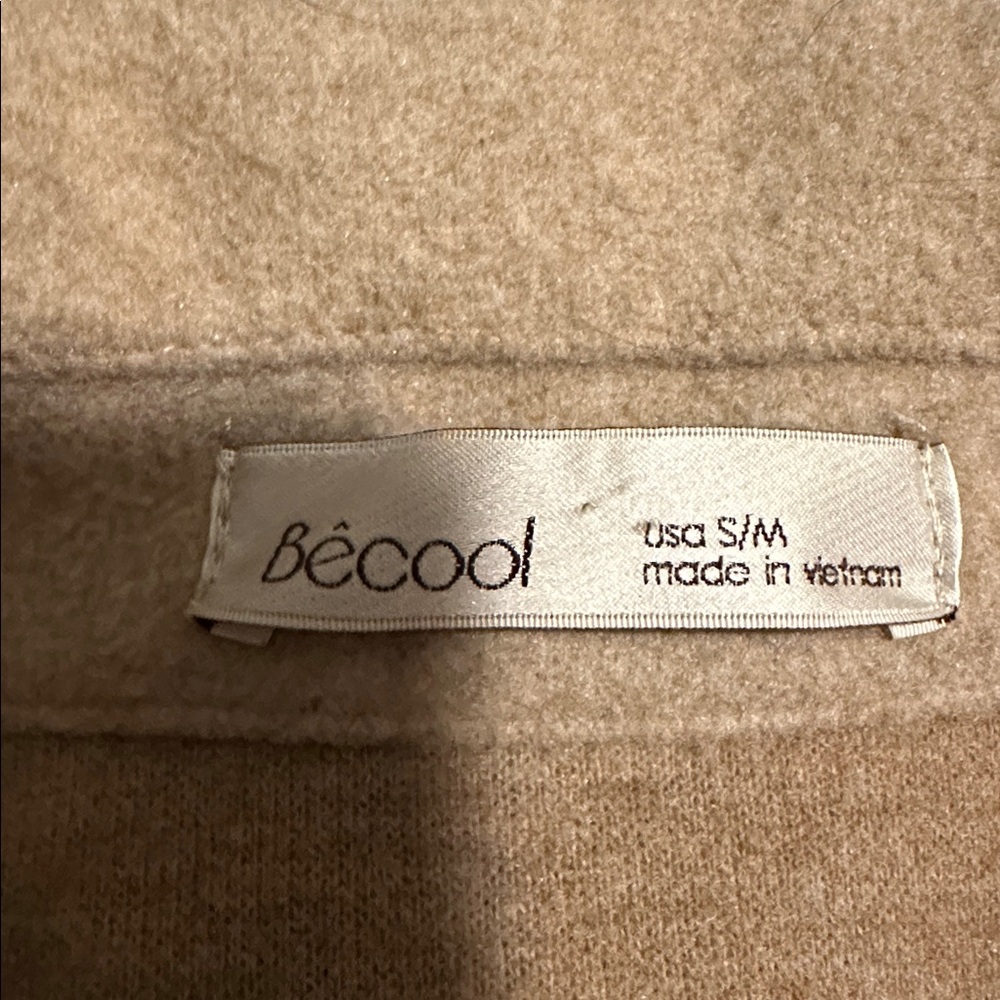 Beige Button-Up Jacket - Picture 2 of 3
